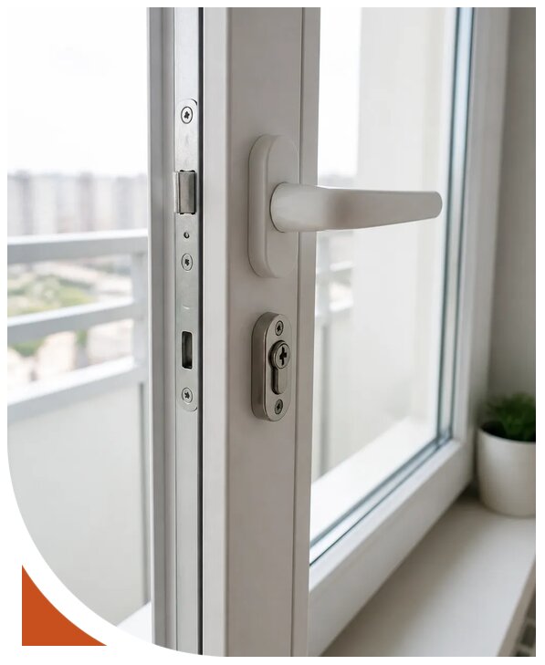 Установка замка балконной двери в Тобольске от 2033 р. | Разлок-Тбл