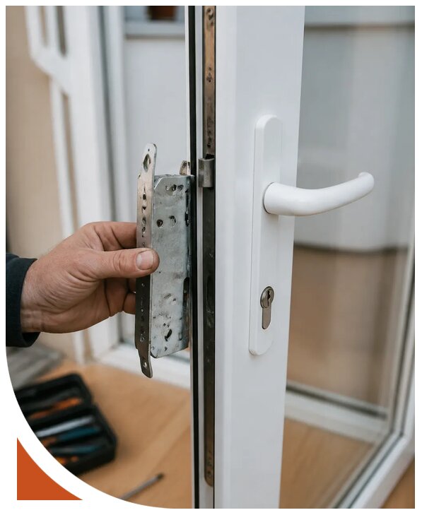 Ремонт замка пластиковой двери в Тобольске от 2542 р. | Разлок-Тбл
